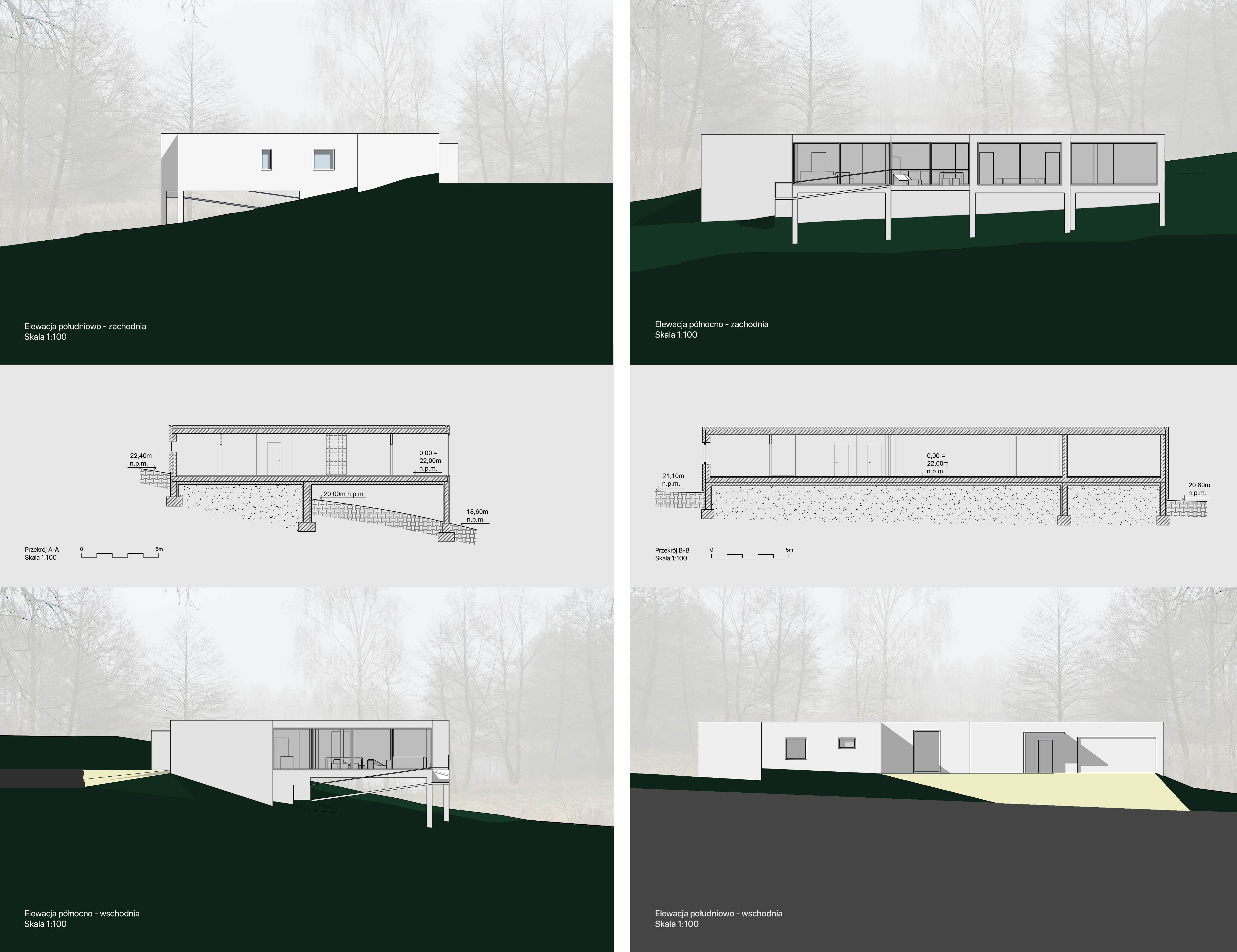 Dom Jednorodzinny przy Potoku Swelina w Sopocie